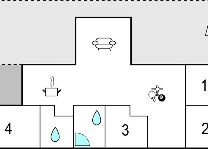 Сasa de vacaciones 4 Bedroom In *